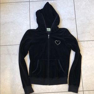 Juicy couture jacket in black size L